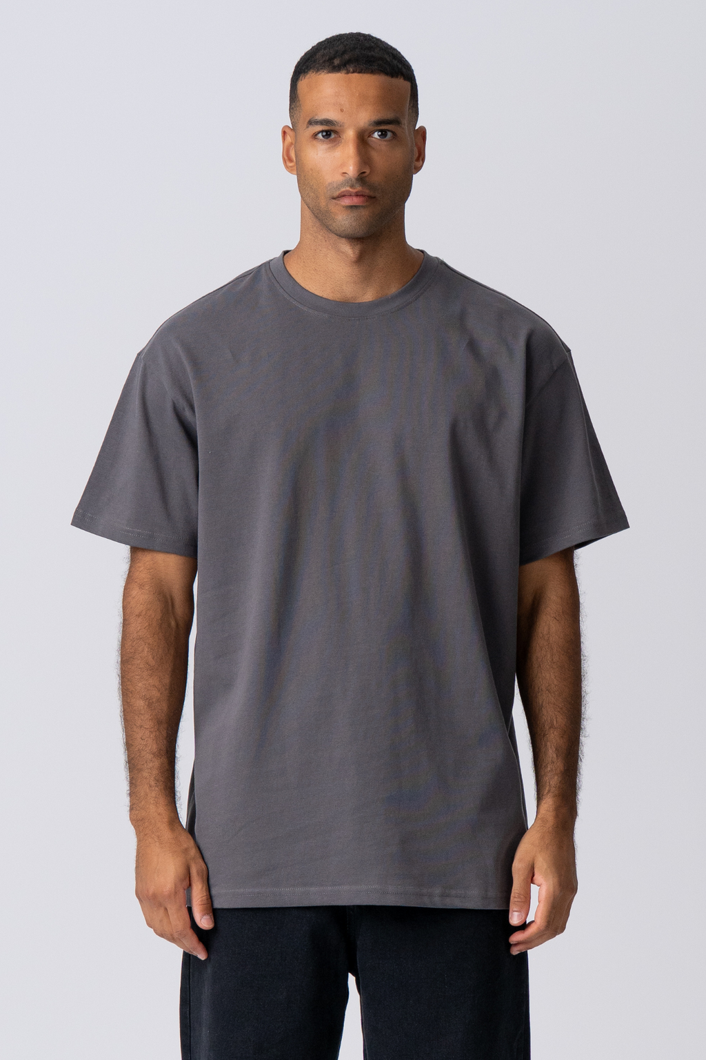 Heavy Oversized T-shirt - Mørkegrå