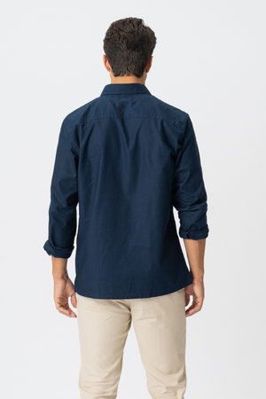 Den Originale Performance Oxford Skjorte - Navy