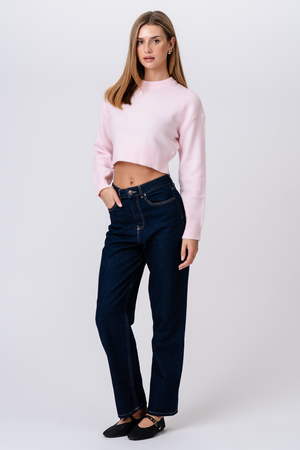 Kenya Kort Strik - Pink