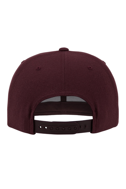 Classic Snapback - Maroon/Maroon