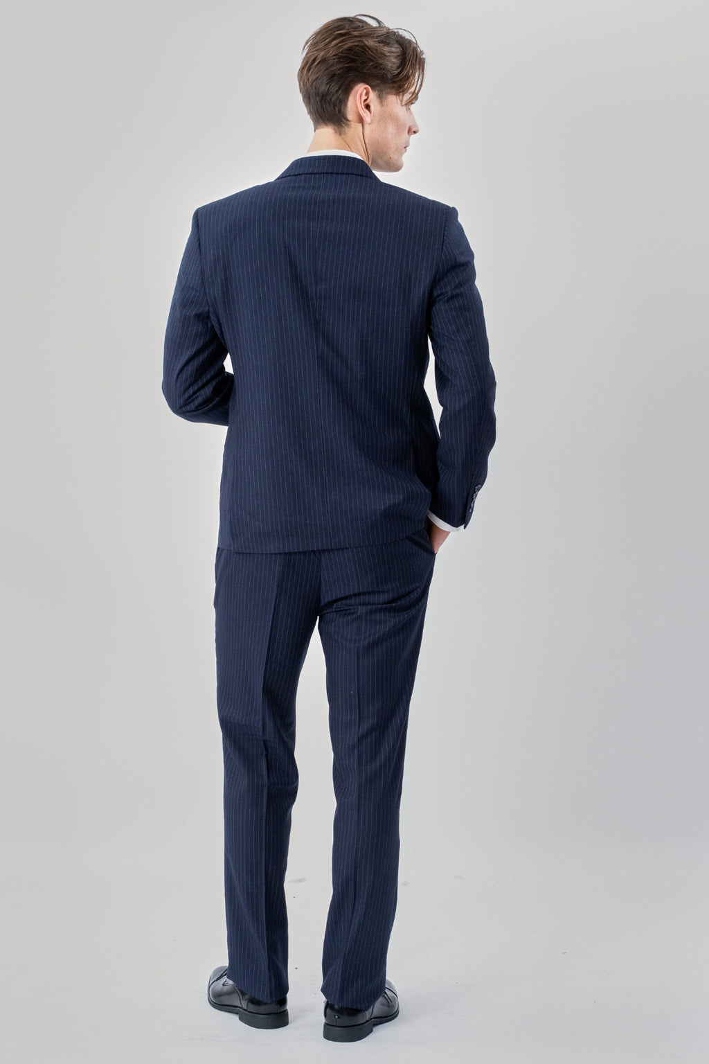 Classic Pants - Navy Nålestribet