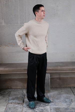 Crewneck Sweater - Beige