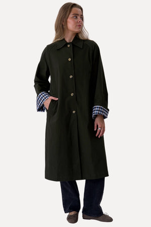 Livia Trenchcoat - Olivengrøn
