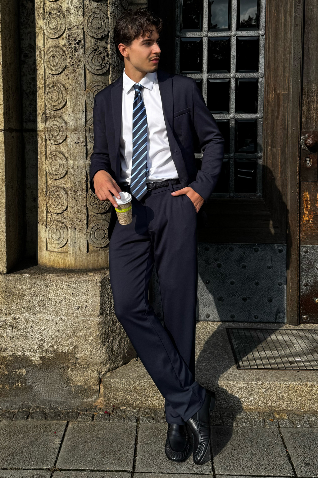 Det Originale Performance Jakkesæt (Navy)