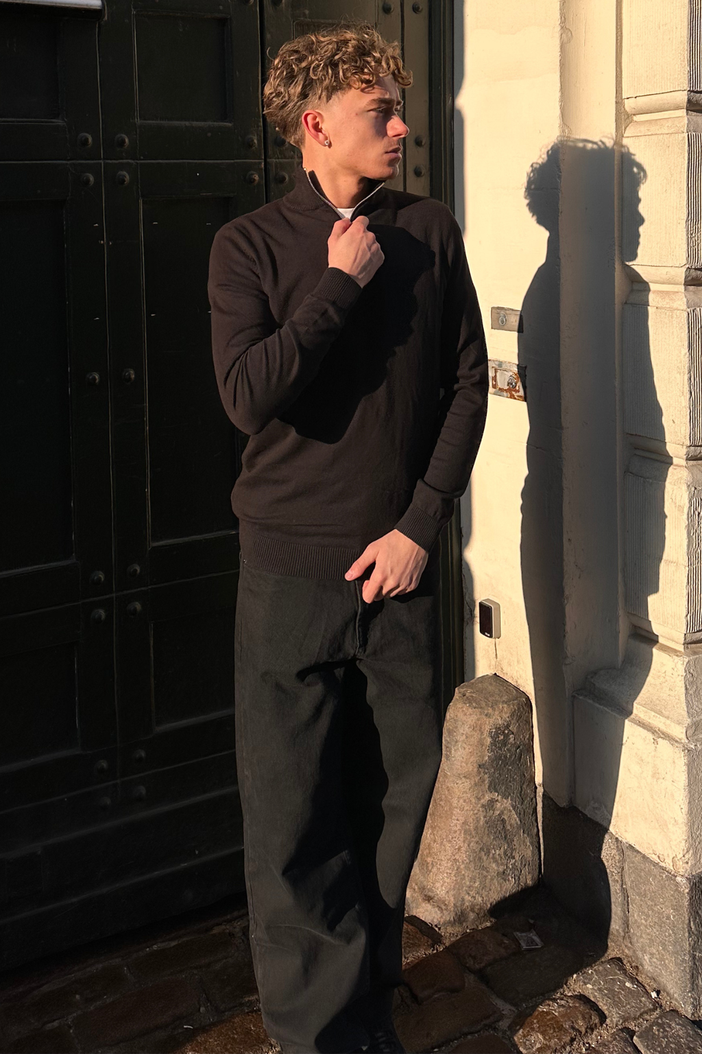 Pullover Half Zip - Sort