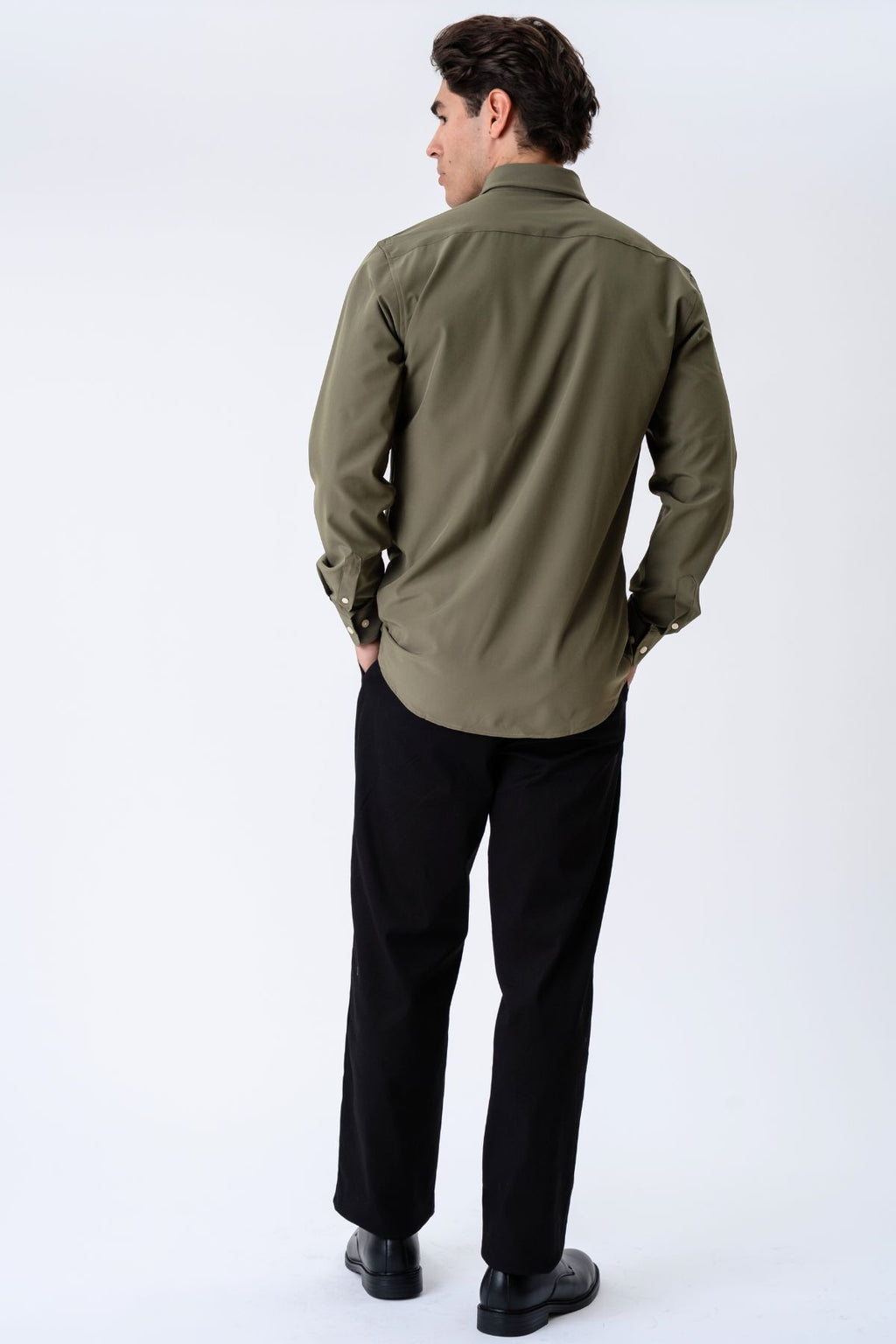 Den Originale Premium Performance Skjorte - Olive