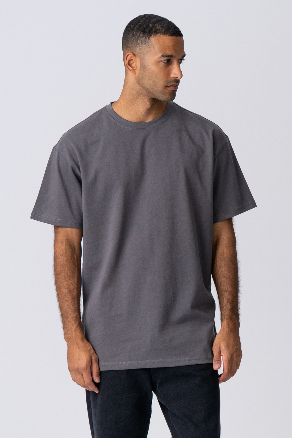 Heavy Oversized T-shirt - Mørkegrå