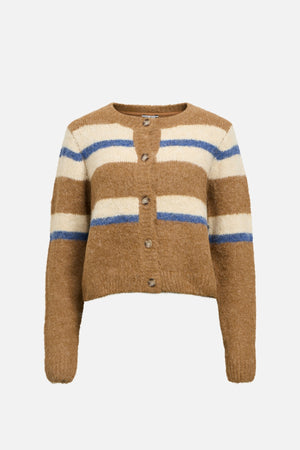 Galia Strikket Cardigan - Tannin Melange