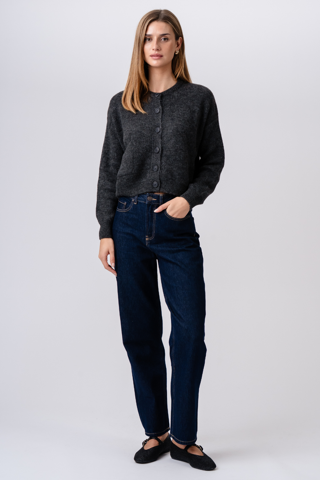 Angelique Cardigan - Grafit