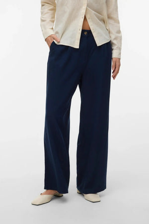 Mymilo Nila Mw Dad Pants - Navy Blazer