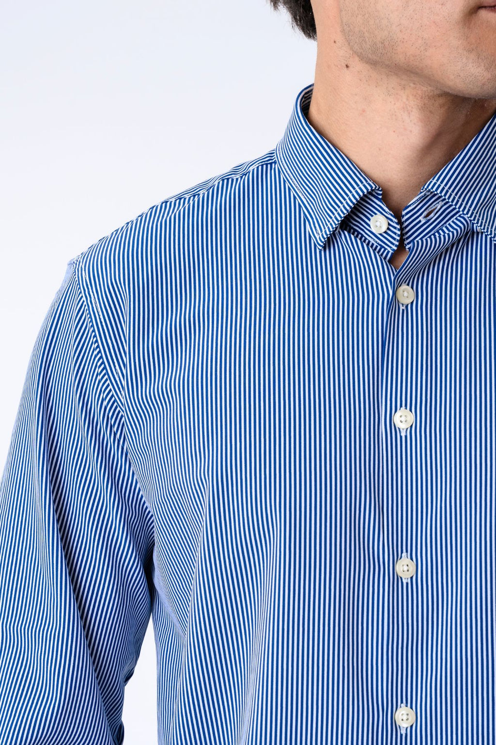 Den Originale Premium Performance Skjorte - Hvid/Navy