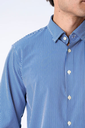 Den Originale Premium Performance Skjorte - Hvid/Navy