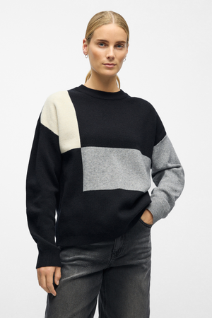 Ray Knit Pullover - Sort Sandshell