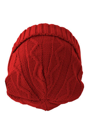 Next Beanie Cable Flap - Red