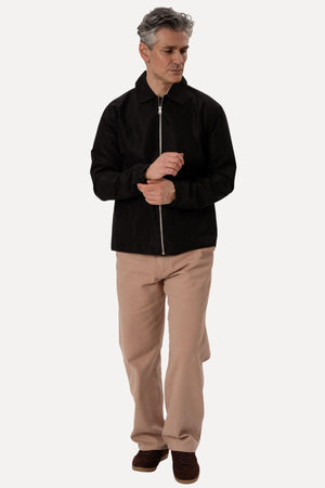 Short Zip Jacket - Sort