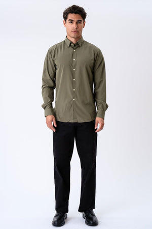 Den Originale Premium Performance Skjorte - Olive