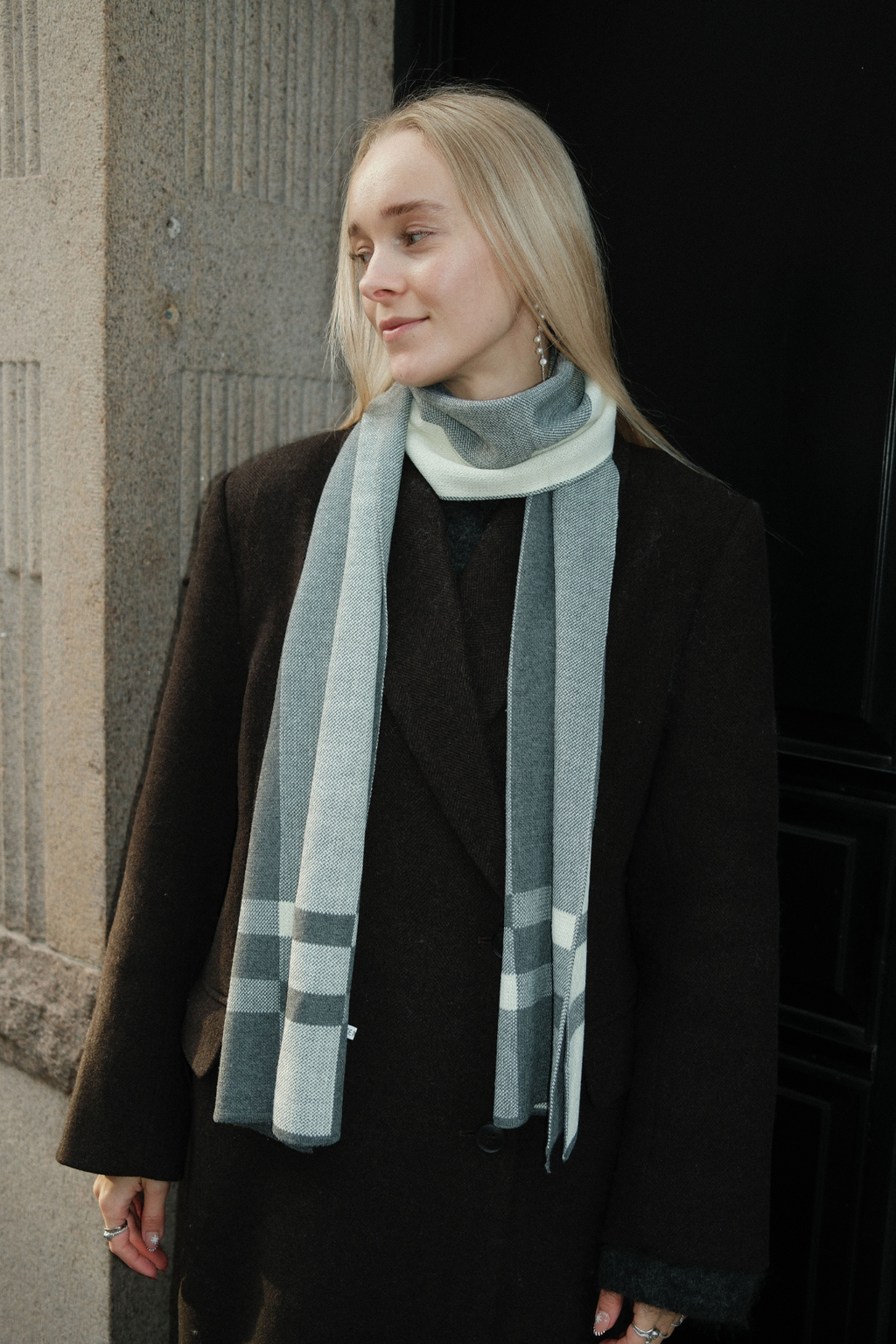 Halstørklæde - Grå