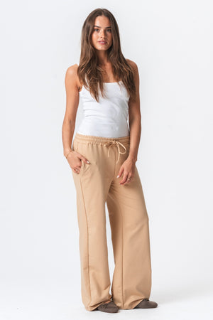 Sweatpants Wide - Sand