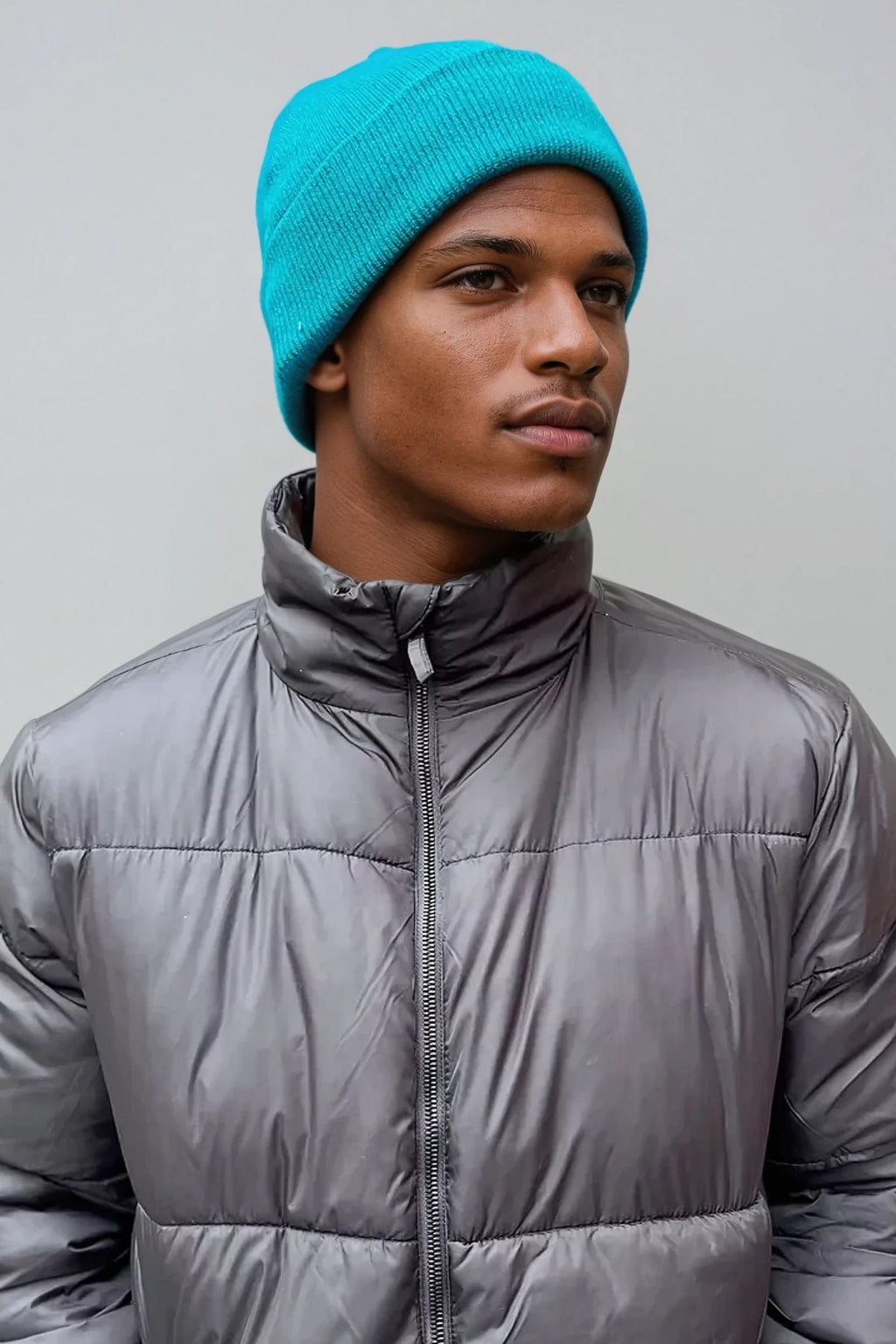 Classic beanie - Cyan Blå