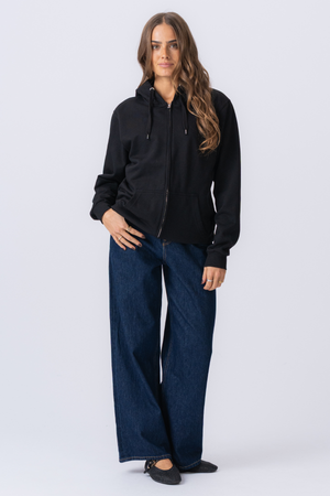 Basic zip hoodie - Sort