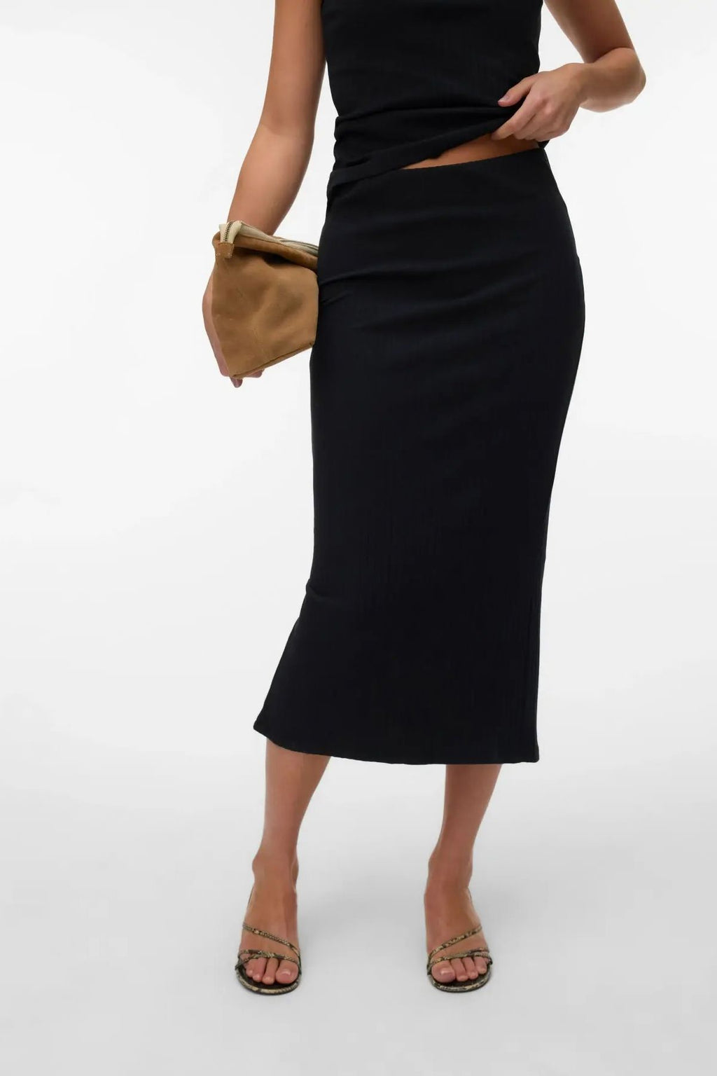 Ruby Nw Ankle Nederdel - Sort