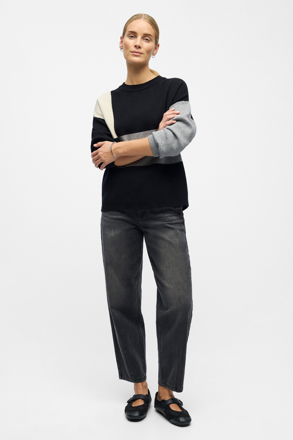 Ray Knit Pullover - Sort Sandshell