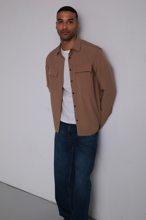 Silas Overshirt - Brun