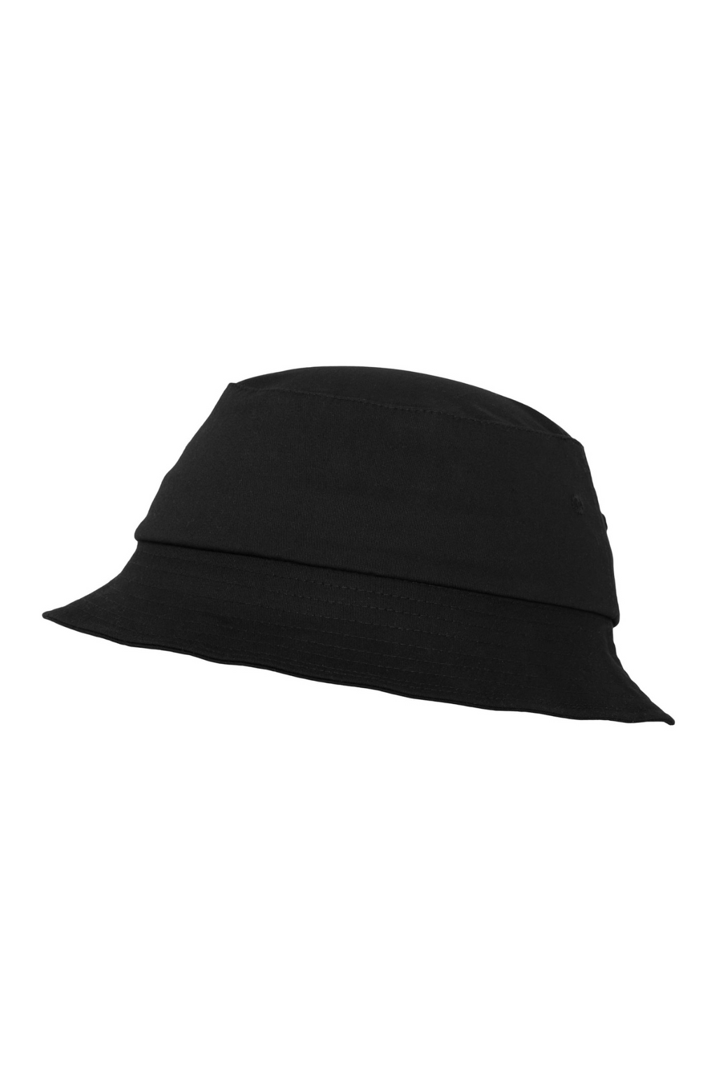 Cotton Twill Bucket Hat - Black