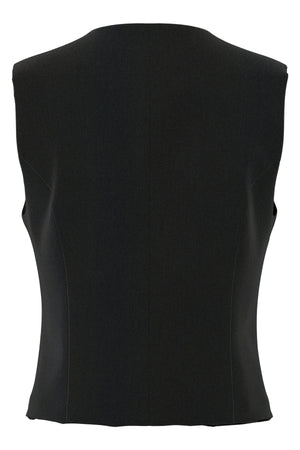 Kamil Fitted Vest - Sort