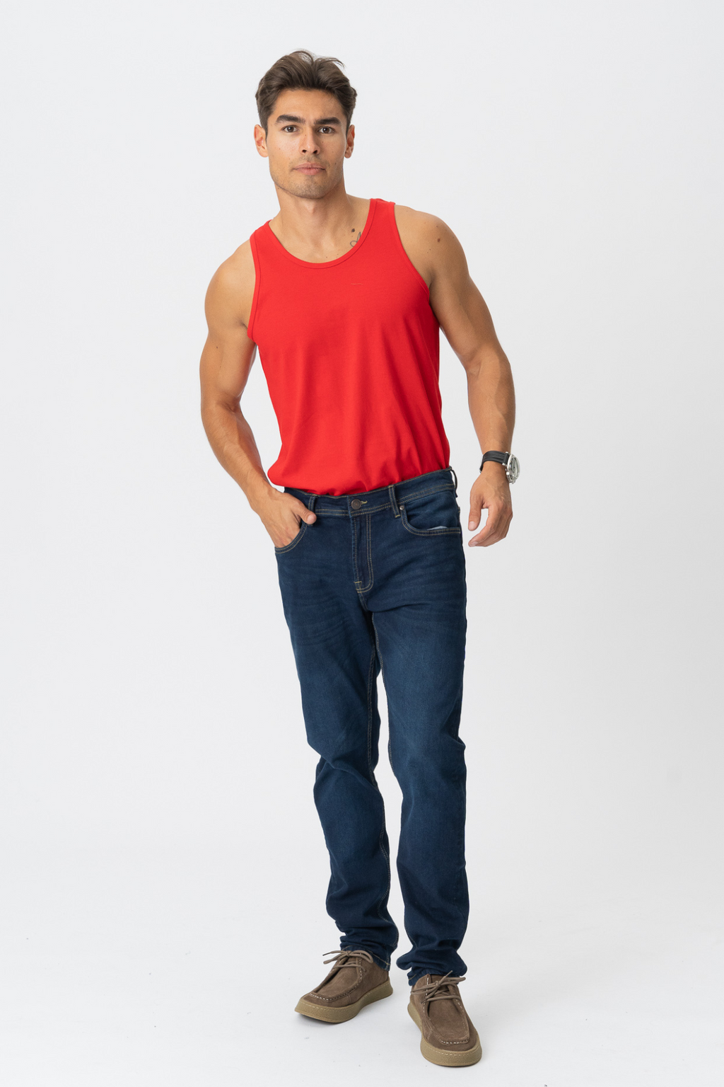 Basic Tanktop - Rød