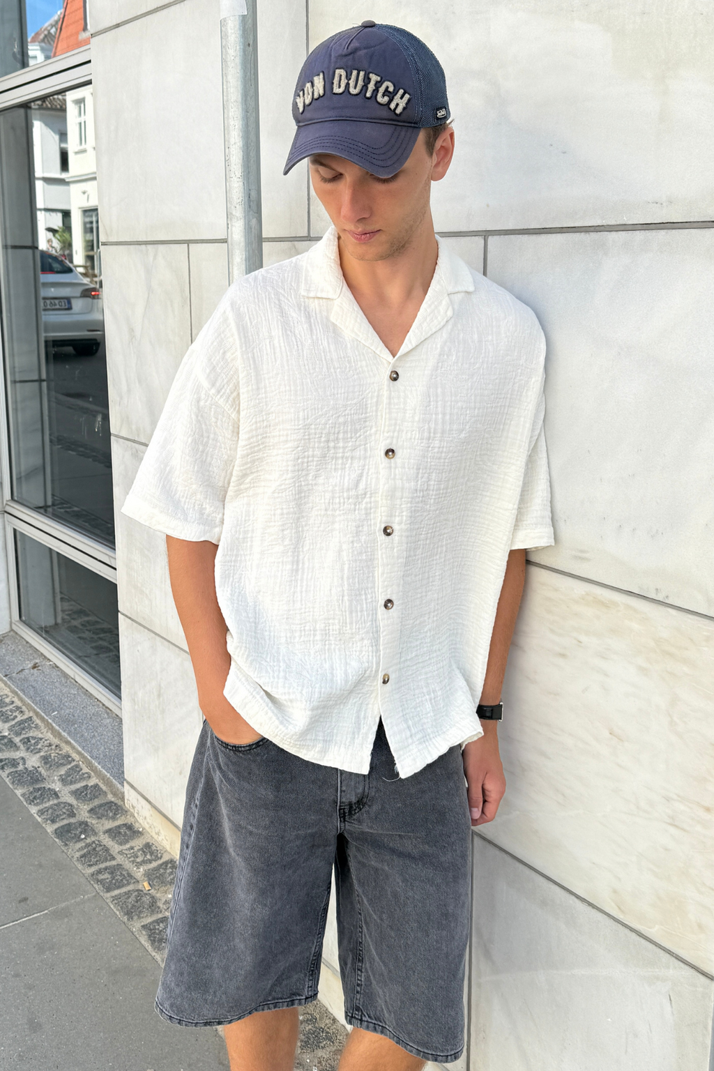 Kortærmet Skjorte - Hvid