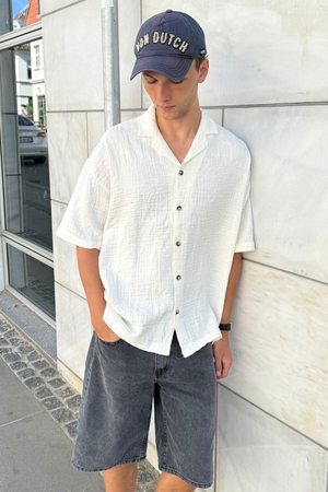 Kortærmet Skjorte - Hvid
