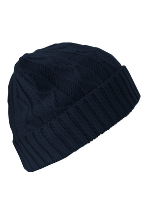 Next Beanie Cable Flap - Navy