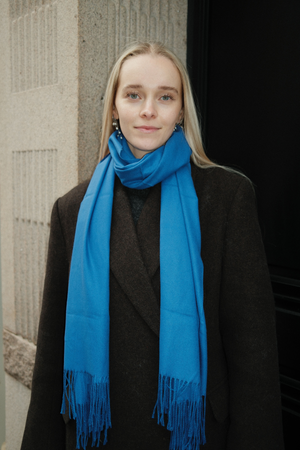 Tørklæde - Royal Blå