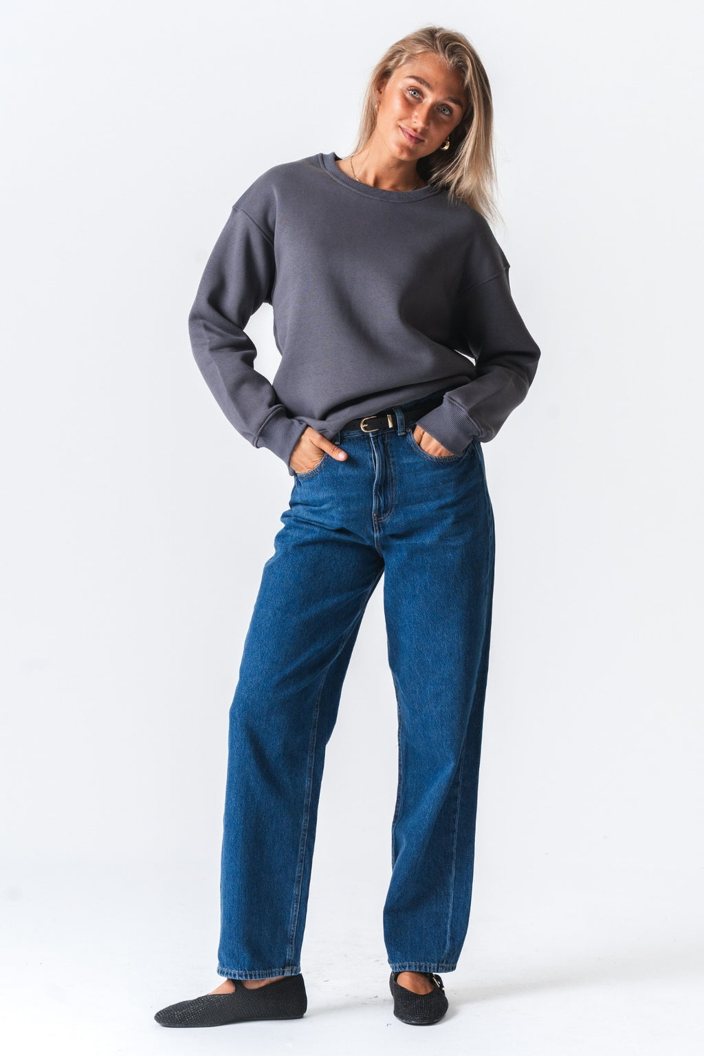 Alina Sweatshirt - Mørkegrå