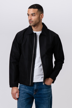 Short Zip Jacket - Sort