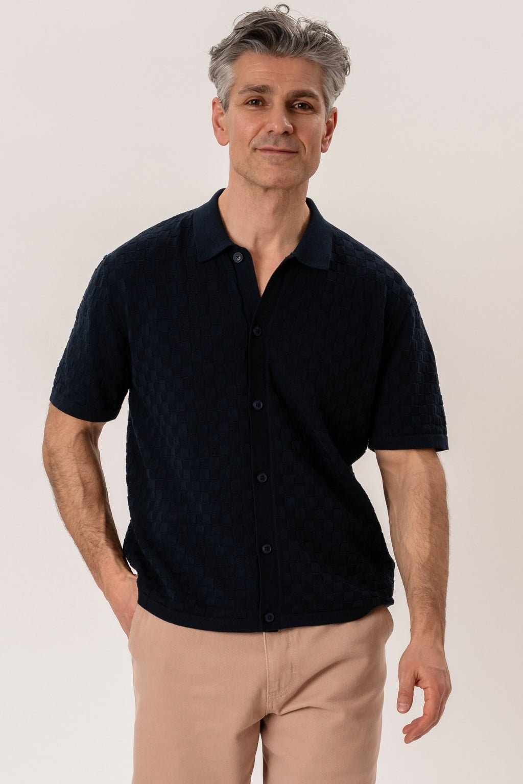 Darin Strik Polo - Navy