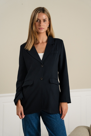 Claire Oversized Blazer - Sort