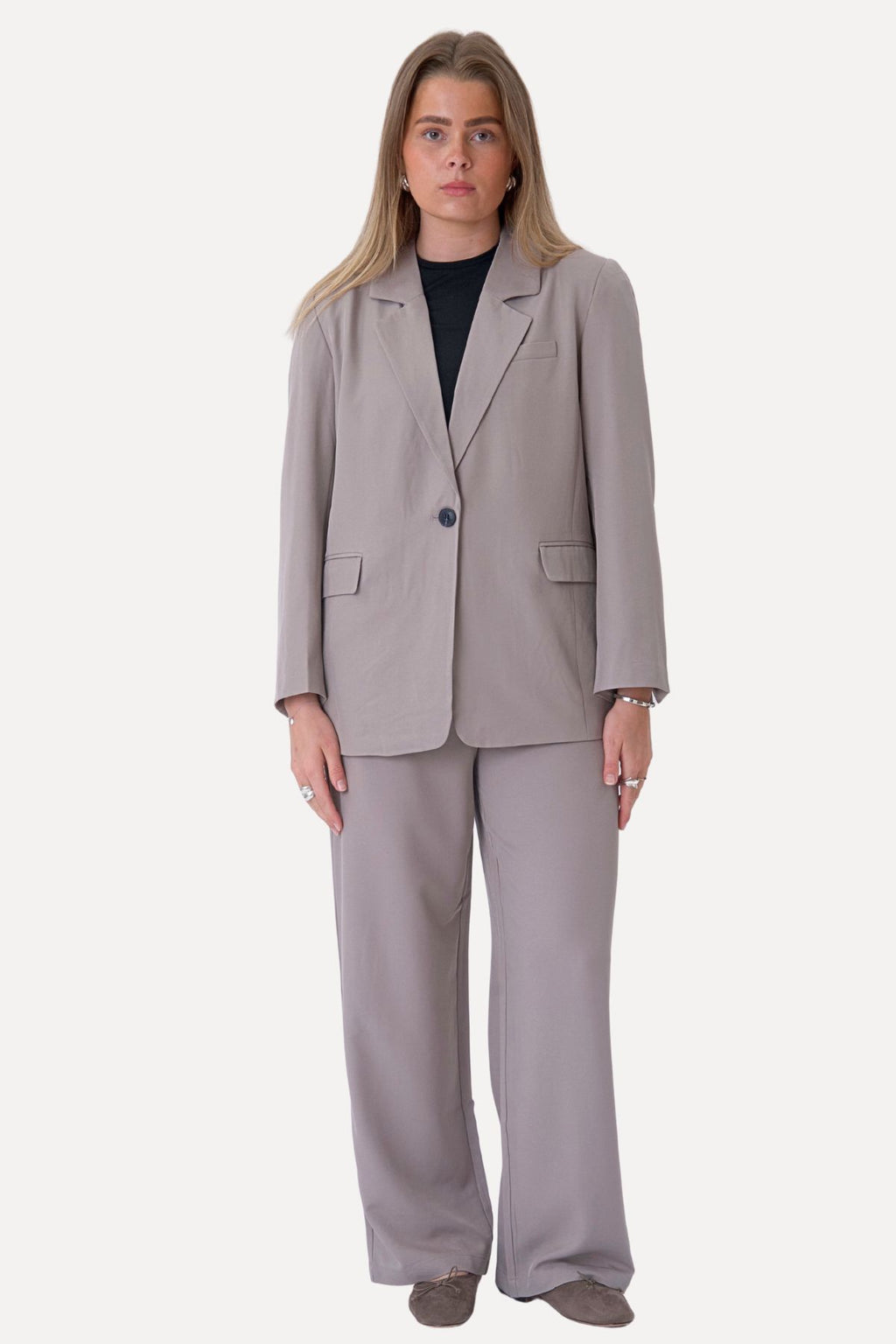 Oversized Suit - Grå