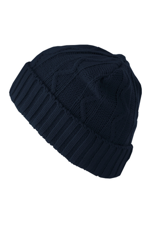 Next Beanie Cable Flap - Navy