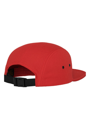 5 Panel Cap - Red