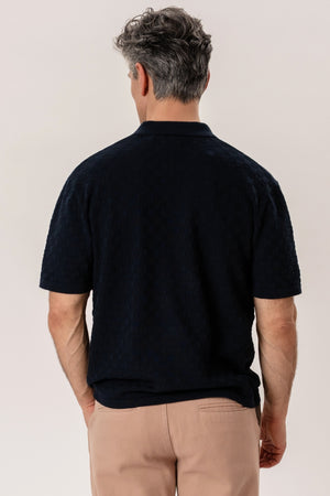 Darin Strik Polo - Navy