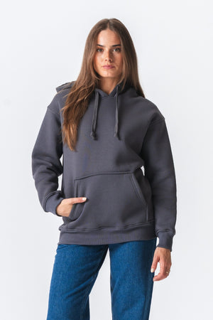 Stella Oversized Hoodie - Mørkegrå