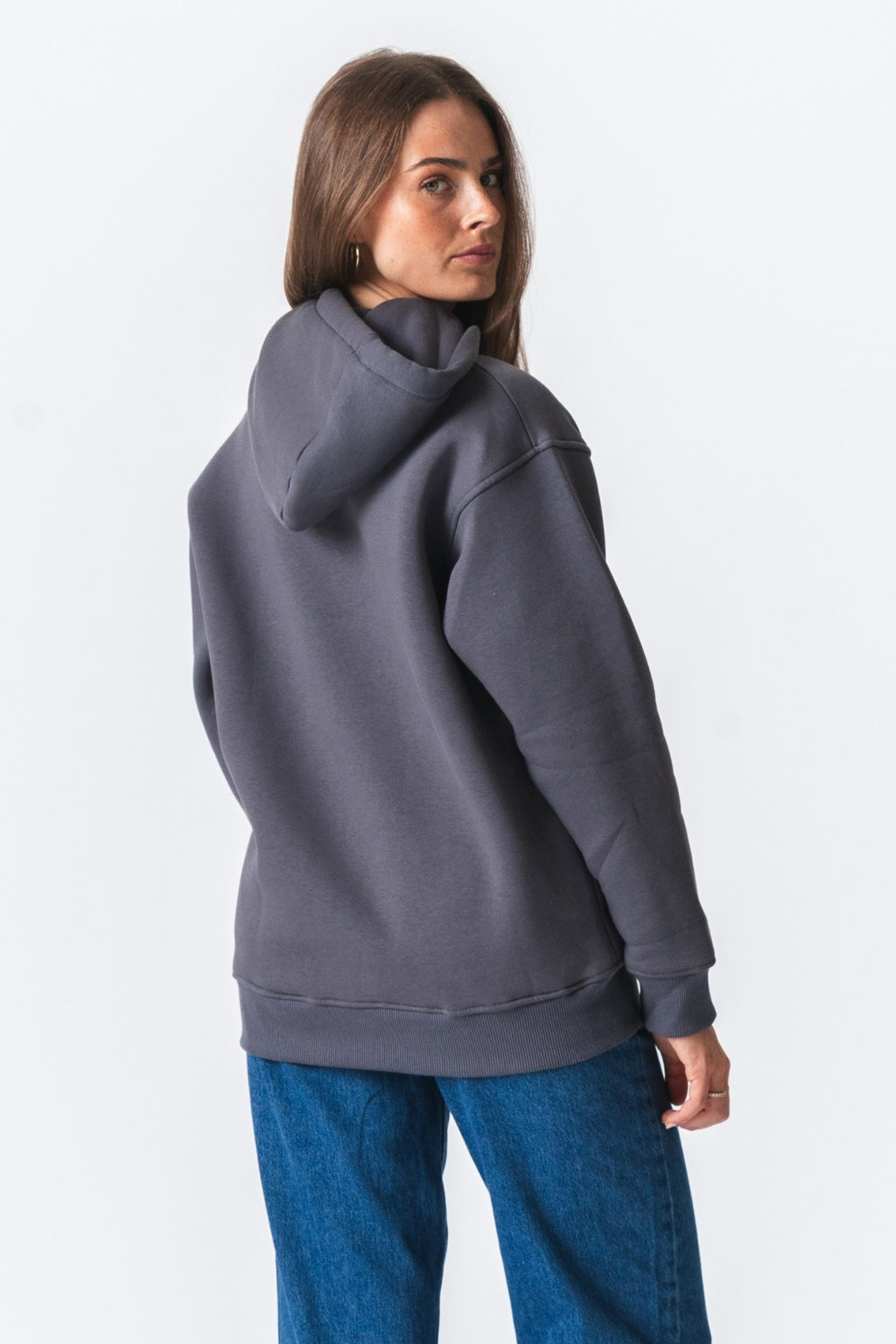 Stella Oversized Hoodie - Mørkegrå