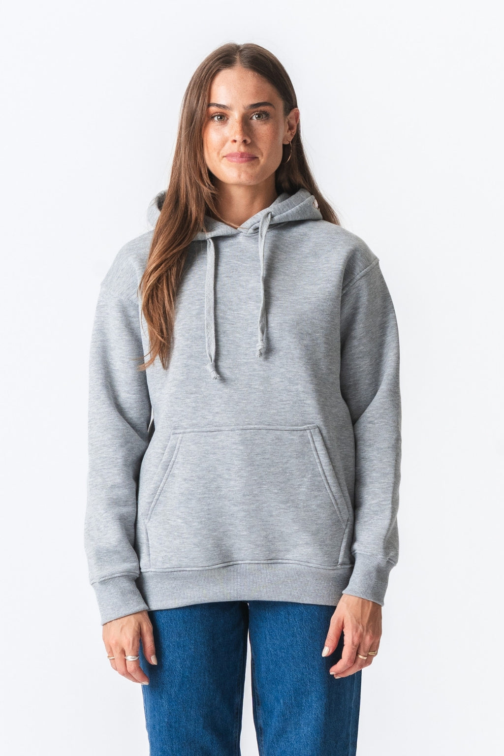 Stella Oversized Hoodie - Askegrå