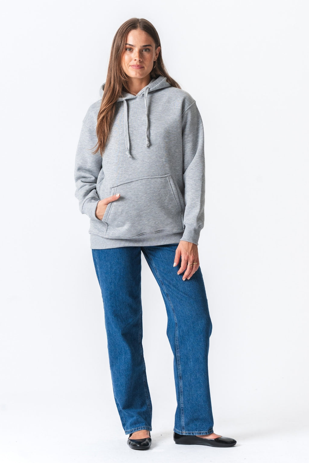 Stella Oversized Hoodie - Askegrå
