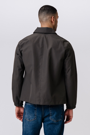Short Zip Jacket - Mørkegrøn