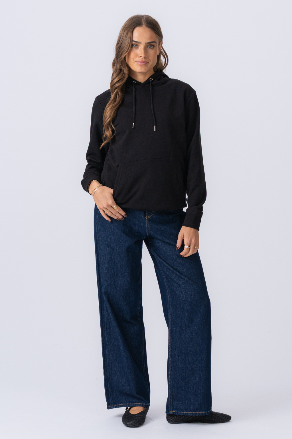 Sweatshirt Hoodie - Sort