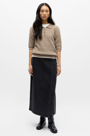 Anine Strik Polo - Morel Melange