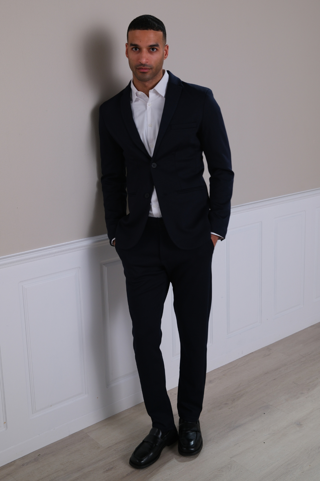 Det Originale Performance Jakkesæt Regular fit - (Sort)